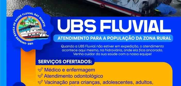 UBS Fluvial em atendimento!