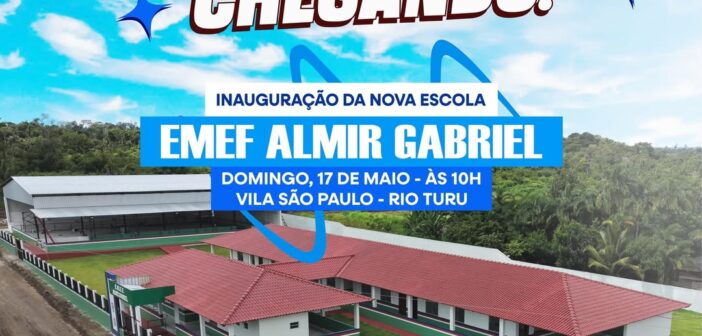 TEM ESCOLA NOVINHA CHEGANDO!