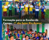 Formação para as Escolas do Campo – 1º dia | Setor Rio Acaraí