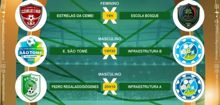 Quarta-feira é dia de Copa da Amizade no Ginásio Chico Cruz!