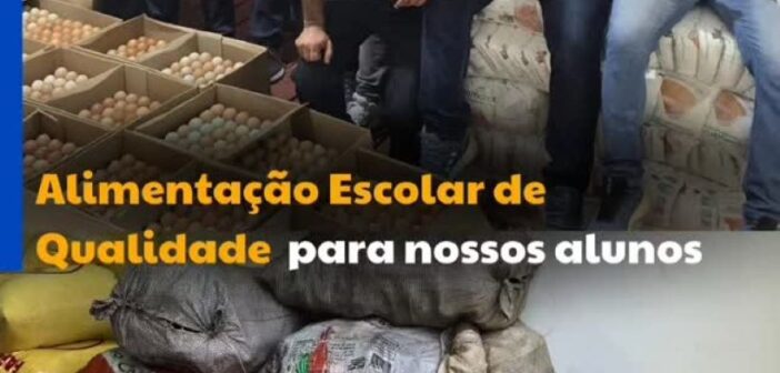 ALIMENTAÇÃO ESCOLAR DE QUALIDADE PARA NOSSOS ALUNOS!