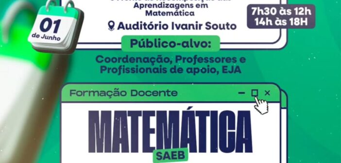 FORMAÇÕES CONTINUADAS | RECOMPOSIÇÃO DAS APRENDIZAGENS E MATEMÁTICA SAEB
