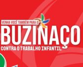 A Secretaria de Assistência Social convida toda a população para o Buzinaço contra o trabalho infantil.