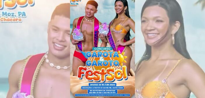 Vem aí o Garota & Garoto Fest Sol 2026, um dos momentos mais aguardados do verão portomozense. No dia 24 de julho, beleza, simpatia, atitude e muito talento vão tomar conta do palco em uma disputa emocionante.