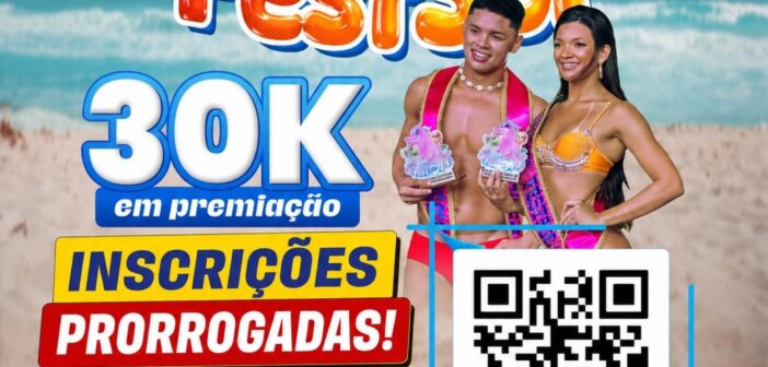AS INSCRIÇÕES FORAM PRORROGADAS!