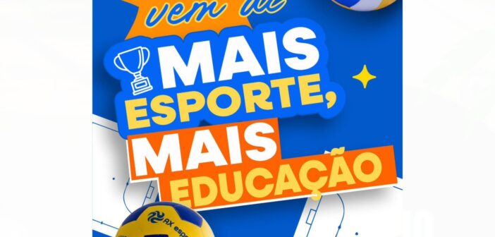 O ESPORTE TAMBÉM FAZ PARTE DESSA GRANDE CONQUISTA!