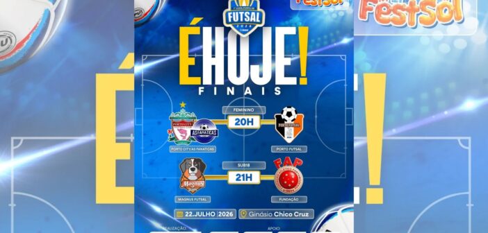 É HOJE! As grandes finais da 7ª Copa Porto de Futsal 2026!