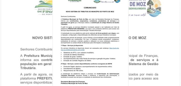 📢 ATENÇÃO, CONTRIBUINTES!