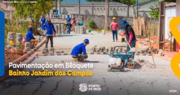 PAVIMENTAÇÃO AVANÇA EM PORTO DE MOZ!